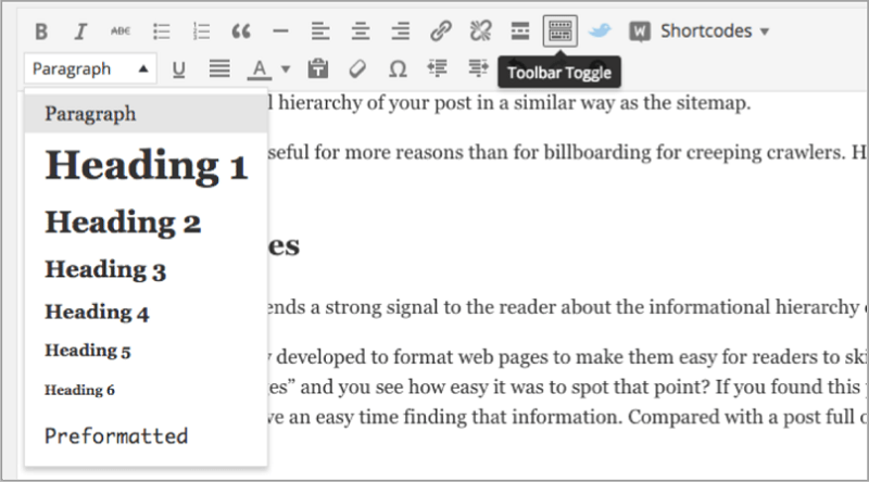 Use Optimized Page Headings